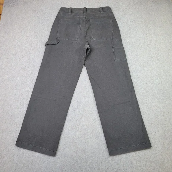 Abercrombie & Fitch Pants Mens Size 28x28 Moss Baggy Double Knee Canvas Workwear - Picture 6 of 13